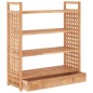 Scarpiera con Cassetto 70x27x81 cm Legno Massello di Noce Scarpiera con Cassetto 70x27x81 cm Legno Massello di Noce