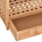Scarpiera con Cassetto 70x27x81 cm Legno Massello di Noce Scarpiera con Cassetto 70x27x81 cm Legno Massello di Noce