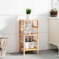 Scaffale da Bagno 35,5x35,5x79 cm in Legno Massello di Noce Scaffale da Bagno 35,5x35,5x79 cm in Legno Massello di Noce