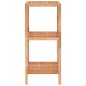 Scaffale da Bagno 35,5x35,5x79 cm in Legno Massello di Noce Scaffale da Bagno 35,5x35,5x79 cm in Legno Massello di Noce