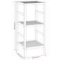 Scaffale da Bagno 35,5x35,5x79 cm in Legno Massello di Noce Scaffale da Bagno 35,5x35,5x79 cm in Legno Massello di Noce