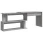 Scrivania Angolare Grigio Sonoma 200x50x76 cm Legno Multistrato Scrivania Angolare Grigio Sonoma 200x50x76 cm Legno Multistrato