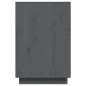 Scrivania Grigia 140x50x75 cm in Legno Massello di Pino Scrivania Grigia 140x50x75 cm in Legno Massello di Pino