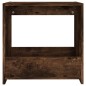 Tavolino Rovere Fumo 50x26x50 cm in Legno Multistrato Tavolino Rovere Fumo 50x26x50 cm in Legno Multistrato