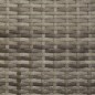vidaXL Panca da Giardino a 2 Posti con Cuscini in Polyrattan Grigio vidaXL Panca da Giardino a 2 Posti con Cuscini in Polyrattan Grigio
