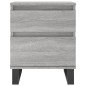 vidaXL Comodini 2pz Grigio Sonoma 40x35x50 cm in Legno Multistrato vidaXL Comodini 2pz Grigio Sonoma 40x35x50 cm in Legno Multistrato