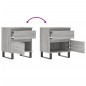 vidaXL Comodini 2pz Grigio Sonoma 40x35x50 cm in Legno Multistrato vidaXL Comodini 2pz Grigio Sonoma 40x35x50 cm in Legno Multistrato