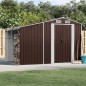 vidaXL Capanno da Giardino Marrone 277x192,5x179 cm in Acciaio Zincato vidaXL Capanno da Giardino Marrone 277x192,5x179 cm in Acciaio Zincato