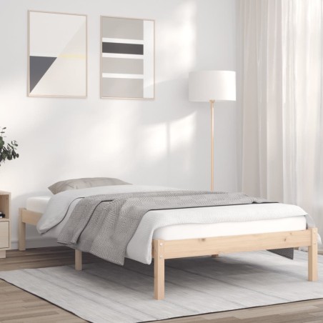 vidaXL Giroletto 90x200 cm in Legno Massello di Pino