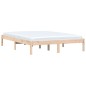 vidaXL Giroletto 135x190 cm Legno Massello di Pino 4FT6 Double vidaXL Giroletto 135x190 cm Legno Massello di Pino 4FT6 Double