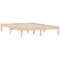 vidaXL Giroletto 135x190 cm Legno Massello di Pino 4FT6 Double vidaXL Giroletto 135x190 cm Legno Massello di Pino 4FT6 Double