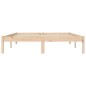 vidaXL Giroletto 135x190 cm Legno Massello di Pino 4FT6 Double vidaXL Giroletto 135x190 cm Legno Massello di Pino 4FT6 Double