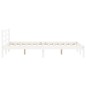 vidaXL Giroletto Bianco 150x200cm Legno Massello di Pino 5FT King vidaXL Giroletto Bianco 150x200cm Legno Massello di Pino 5FT King