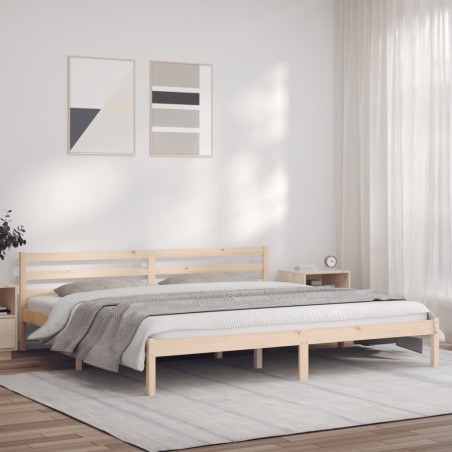 vidaXL Giroletto 180x200 cm Legno Massello di Pino 6FT Super King