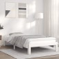 vidaXL Giroletto Bianco 75x190cm Legno Massello Pino 2FT6 Small Single vidaXL Giroletto Bianco 75x190cm Legno Massello Pino 2FT6 Small Single