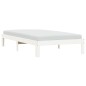 vidaXL Giroletto Bianco 75x190cm Legno Massello Pino 2FT6 Small Single vidaXL Giroletto Bianco 75x190cm Legno Massello Pino 2FT6 Small Single