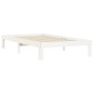 vidaXL Giroletto Bianco 75x190cm Legno Massello Pino 2FT6 Small Single vidaXL Giroletto Bianco 75x190cm Legno Massello Pino 2FT6 Small Single