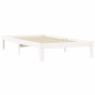 vidaXL Giroletto Bianco 75x190cm Legno Massello Pino 2FT6 Small Single vidaXL Giroletto Bianco 75x190cm Legno Massello Pino 2FT6 Small Single