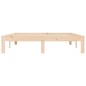 vidaXL Giroletto 150x200cm Legno Massello di Pino 5FT King vidaXL Giroletto 150x200cm Legno Massello di Pino 5FT King