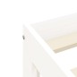 vidaXL Giroletto Bianco 180x200 cm Legno Massello Pino 6FT Super King vidaXL Giroletto Bianco 180x200 cm Legno Massello Pino 6FT Super King