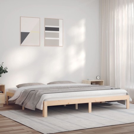 vidaXL Giroletto 200x200 cm in Legno Massello di Pino