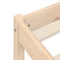 vidaXL Giroletto 75x190 cm in Legno Massello di Pino 2FT6 Small Single vidaXL Giroletto 75x190 cm in Legno Massello di Pino 2FT6 Small Single