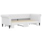 vidaXL Divano Letto con Letto Estraibile Bianco 90x200cm in Similpelle vidaXL Divano Letto con Letto Estraibile Bianco 90x200cm in Similpelle