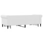 vidaXL Divano Letto con Letto Estraibile Bianco 90x200cm in Similpelle vidaXL Divano Letto con Letto Estraibile Bianco 90x200cm in Similpelle