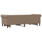 vidaXL Divano Letto Estraibile Cappuccino 90x200 cm in Similpelle vidaXL Divano Letto Estraibile Cappuccino 90x200 cm in Similpelle