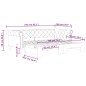 vidaXL Divano Letto Estraibile Cappuccino 90x200 cm in Similpelle vidaXL Divano Letto Estraibile Cappuccino 90x200 cm in Similpelle