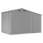 vidaXL Capanno da Giardino Grigio 277x192,5x179 cm in Acciaio Zincato vidaXL Capanno da Giardino Grigio 277x192,5x179 cm in Acciaio Zincato