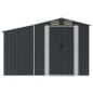 vidaXL Capanno da Giardino Antracite 277x365,5x179 cm Acciaio Zincato vidaXL Capanno da Giardino Antracite 277x365,5x179 cm Acciaio Zincato