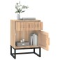 Comodino 40x30x55,5 cm Legno Multistrato e Ferro Comodino 40x30x55,5 cm Legno Multistrato e Ferro