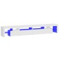 Mobile Porta TV con Luci LED Bianco Lucido 260x36,5x40 cm Mobile Porta TV con Luci LED Bianco Lucido 260x36,5x40 cm