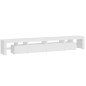 Mobile Porta TV con Luci LED Bianco Lucido 260x36,5x40 cm Mobile Porta TV con Luci LED Bianco Lucido 260x36,5x40 cm