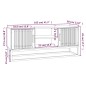 Mobile Porta TV Bianco 105x30x45cm in Legno Multistrato e Ferro Mobile Porta TV Bianco 105x30x45cm in Legno Multistrato e Ferro
