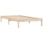vidaXL Giroletto 90x190 cm in Legno Massello di Pino 3FT Single