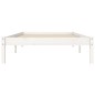 vidaXL Giroletto Bianco 90x200 cm in Legno Massello di Pino