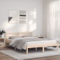 vidaXL Giroletto 120x190 cm Legno Massello di Pino 4FT Small Double vidaXL Giroletto 120x190 cm Legno Massello di Pino 4FT Small Double