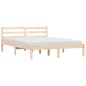 vidaXL Giroletto 120x190 cm Legno Massello di Pino 4FT Small Double vidaXL Giroletto 120x190 cm Legno Massello di Pino 4FT Small Double