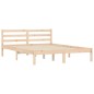 vidaXL Giroletto 120x190 cm Legno Massello di Pino 4FT Small Double vidaXL Giroletto 120x190 cm Legno Massello di Pino 4FT Small Double