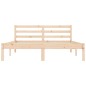 vidaXL Giroletto 120x190 cm Legno Massello di Pino 4FT Small Double vidaXL Giroletto 120x190 cm Legno Massello di Pino 4FT Small Double