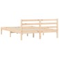 vidaXL Giroletto 120x190 cm Legno Massello di Pino 4FT Small Double vidaXL Giroletto 120x190 cm Legno Massello di Pino 4FT Small Double