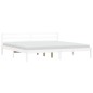 vidaXL Giroletto Bianco 180x200 cm Legno Massello Pino 6FT Super King vidaXL Giroletto Bianco 180x200 cm Legno Massello Pino 6FT Super King