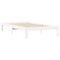 vidaXL Giroletto Bianco 90x200 cm in Legno Massello di Pino vidaXL Giroletto Bianco 90x200 cm in Legno Massello di Pino