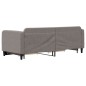 vidaXL Divano Letto Estraibile con Cassetti Tortora 80x200 cm Tessuto vidaXL Divano Letto Estraibile con Cassetti Tortora 80x200 cm Tessuto