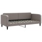 vidaXL Divano Letto Estraibile con Cassetti Tortora 80x200 cm Tessuto vidaXL Divano Letto Estraibile con Cassetti Tortora 80x200 cm Tessuto