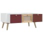 Tavolino da Salotto con Cassetti 80x40x35,5cm Legno Multistrato Tavolino da Salotto con Cassetti 80x40x35,5cm Legno Multistrato