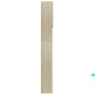 vidaXL Mobile Lavatrice Rovere Sonoma 64x25,5x190 cm Legno Multistrato