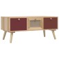 Tavolino da Salotto con Cassetti 80x40x35,5cm Legno Multistrato Tavolino da Salotto con Cassetti 80x40x35,5cm Legno Multistrato
